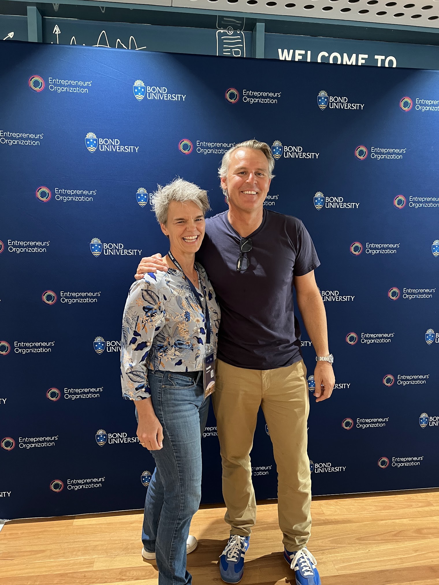 Ivanka Menken with Ross Jurisich & Bond University