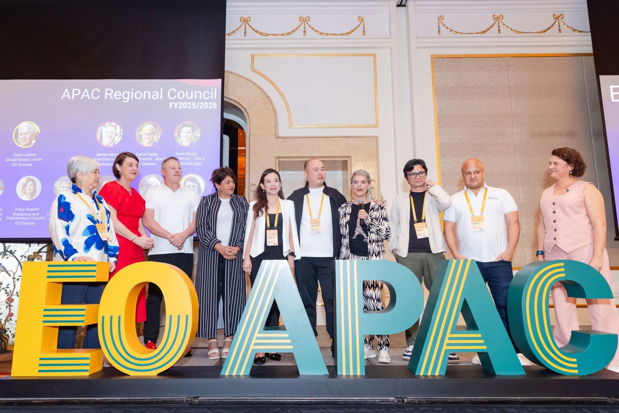 EO APAC Regional Council group photo with Ivanka Menken